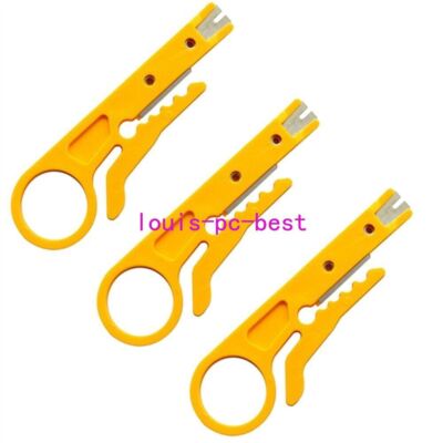 3pcs Handy Multi purpose Electric Cable Wire Striper for Various Wire Stripping