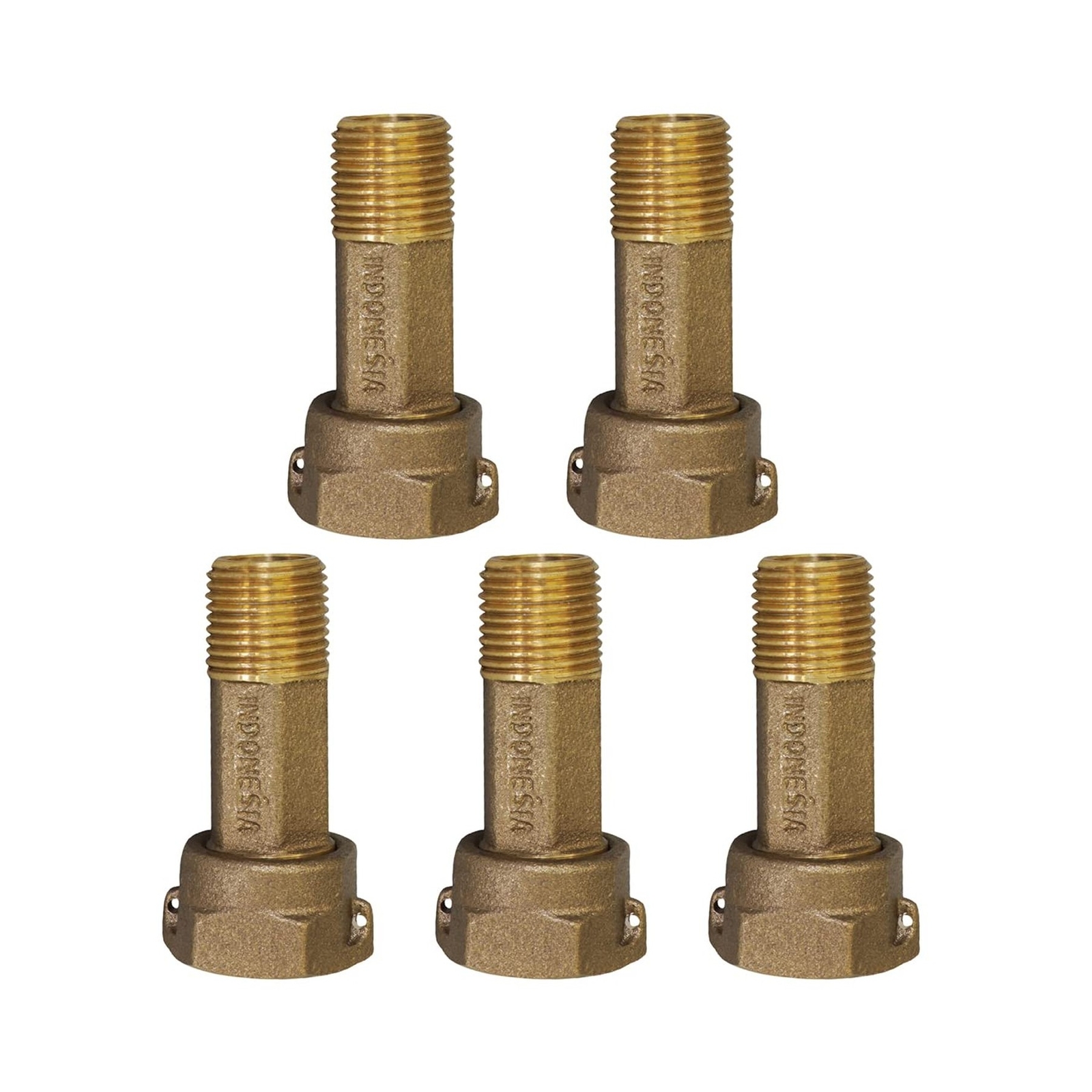 Midline Valve XND0034-OM-5 Brass Water Meter Coupling Adapter Pipe Fitting wi...