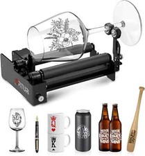 360 Laser Rotary Roller Rotating Shaft Laser Engraver Y-axis Roller Printer