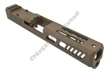 Lightening cut slide for Glock 17 G17 HGW Titan RMR USA Made 17-4ph SS FDE