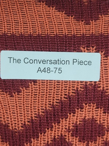 Staring at Stars Cardigan Womens Medium Red Orange Tribal Southwest Open Front - Picture 8 of 8