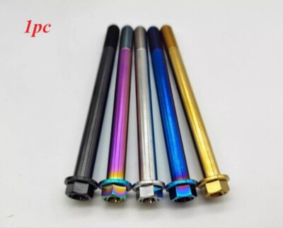 Titanium Alloy Flange Bolt M10x1.25 Fine Tooth Motorcycle Modified Car Screw 1pc
