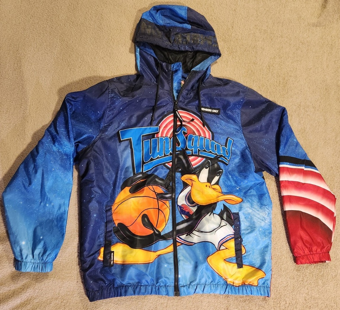 Members Only X Space Jam Tune Squad All Over Print Retro Members Only X Space Jam Tune Squad All Over Print Retro