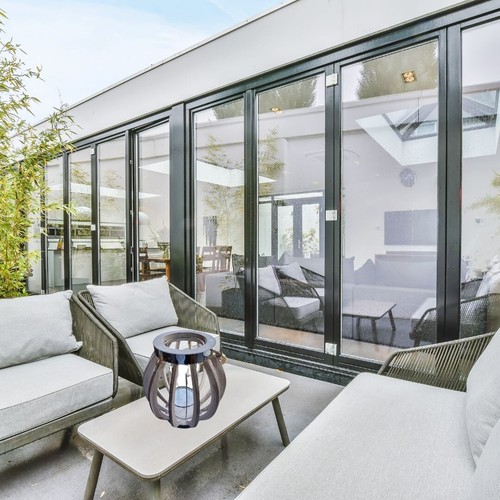 Lanterna Portacandela legno vetro casa giardino ristorante - Foto 6 di 7