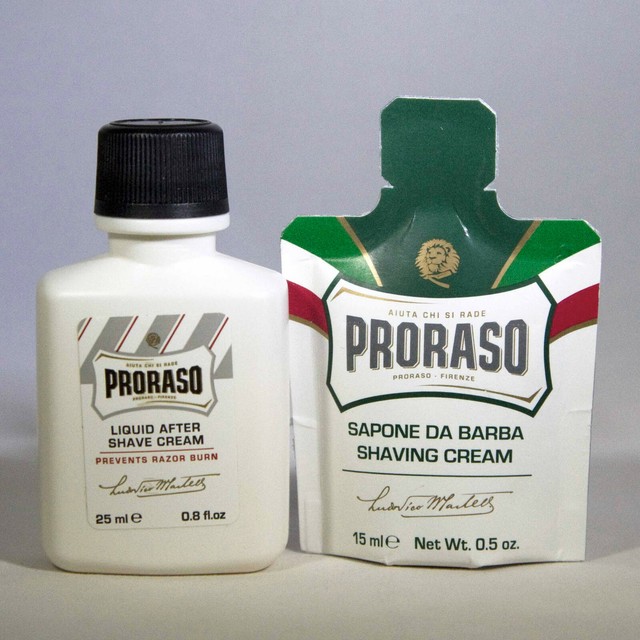 proraso shaving foam travel size