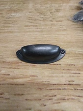 New Antique Black 3.5" Bin Cup Cabinet Drawer Pulls Handles Dresser Knobs