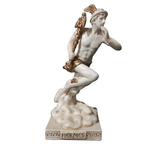 Hermes God Mini Statue Greek Mythology Resin Miniature Sculpture eBay