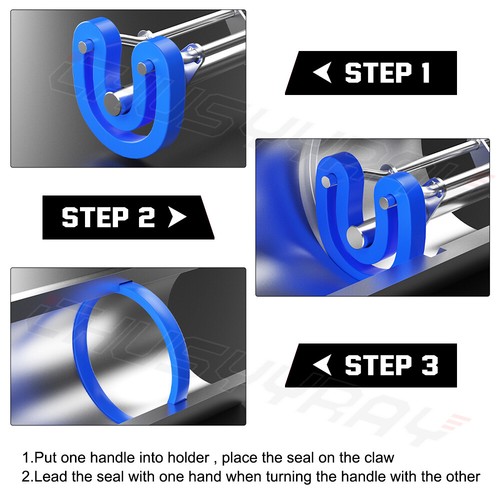 3) Pack Hydraulic Seal Installation Tools Hydraulic Cylinder Piston Repair Seal - Bild 11 von 11