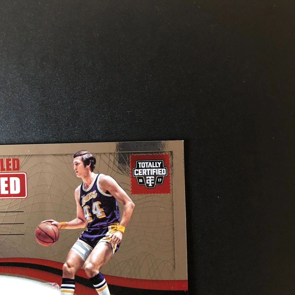 2016-17 Panini Totally Certified Signed Sealed Delivered Jerry West #9 AUTO /35 - Image 3 of 4