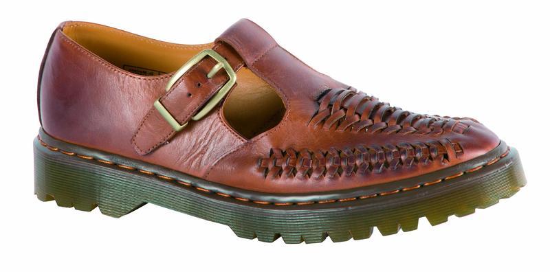 【Dr.Martens】 ★ Maxi Slide ★ BROWN Maxxy Slide AR Rogue leather sandals in Brown | Dr. Martens