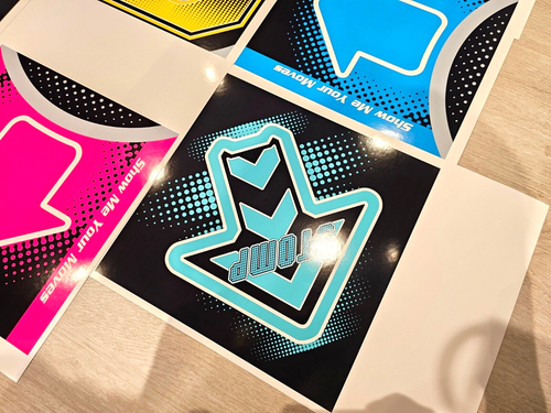 DDR Pump It Up Dance Revolution Mat GRAPHICS PRINT REPLACEMENT 275x275mm 260GSM - Picture 6 of 16