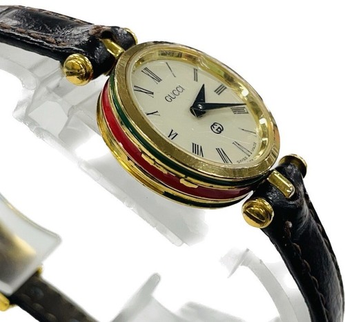 Reloj de cuarzo para mujer Gucci 2000L hecho en Suiza A251 - Imagen 5 de 10