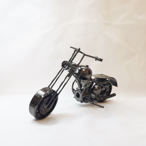 Handmade Motorbike Model Collection Motorcycle Sculpture Metal Art Birthday Gift - Picture 13 of 24