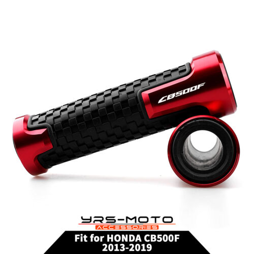 Universal 7/8" Motorcycle Hand Grips 22mm handle bar Fit for Honda CB500F 13-19 - Bild 1 von 12