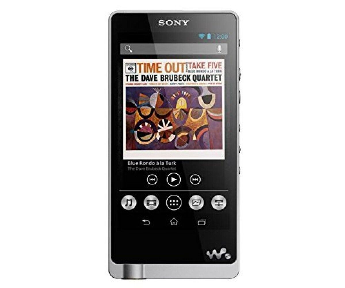 Sony Walkman NW-ZX1 128GB Silver MP3 Player High Resolution From Japan [New]