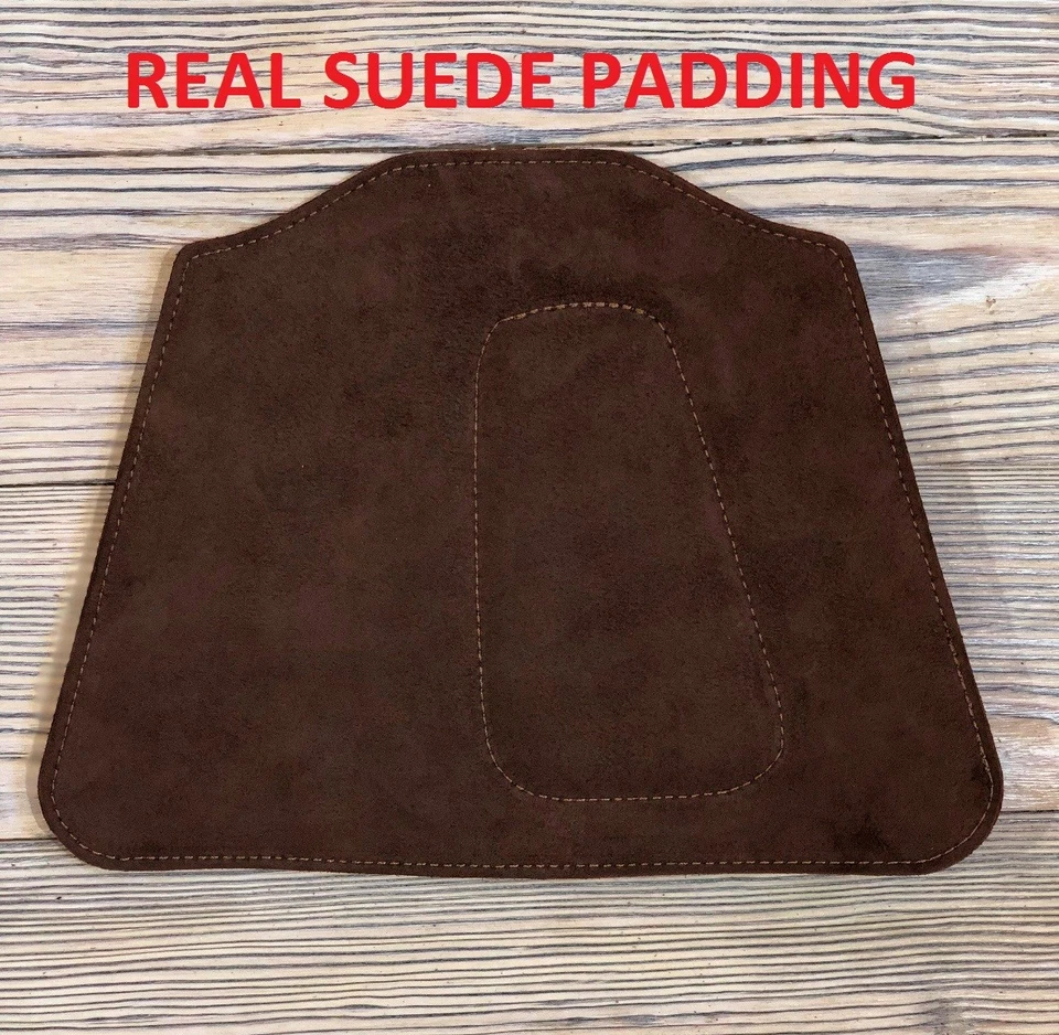 Leather Shotgun Shell Cartridge Buttstock Holder Cheek Rest Padded - 12 & 20 ga - Image 2 of 4