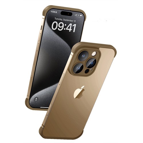 Protezione pad bordo angolo senza cornice + protezione obiettivo per iPhone 16 15 14 13 12 - Foto 83 di 83