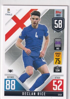 Topps Match Attax Road to Nations League 101 2022 No. CD 58 Declan Rice