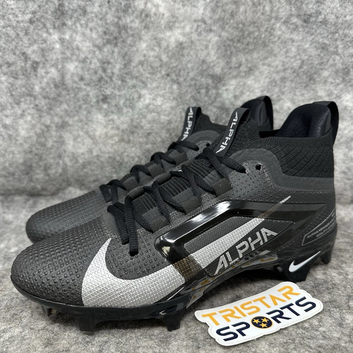Nike Alpha Menace Elite Black Metallic Silver for Sale