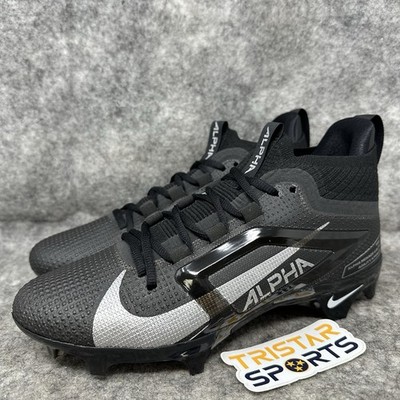 Nike Alpha Menace 4 Elite Football Cleats Mens Sz 8.5 Black  display picture 3