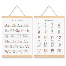 EliteSign Educational Preschool Learning Posters, Alphabet Numbers Posters fo...