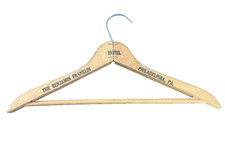 Vintage Wooden Hanger The Benjamin Franklin hotel Philadelphia