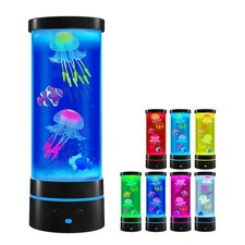 LED Fantasy Jellyfish Lamp 8 Color Remote Control Simulated Fish Night Light