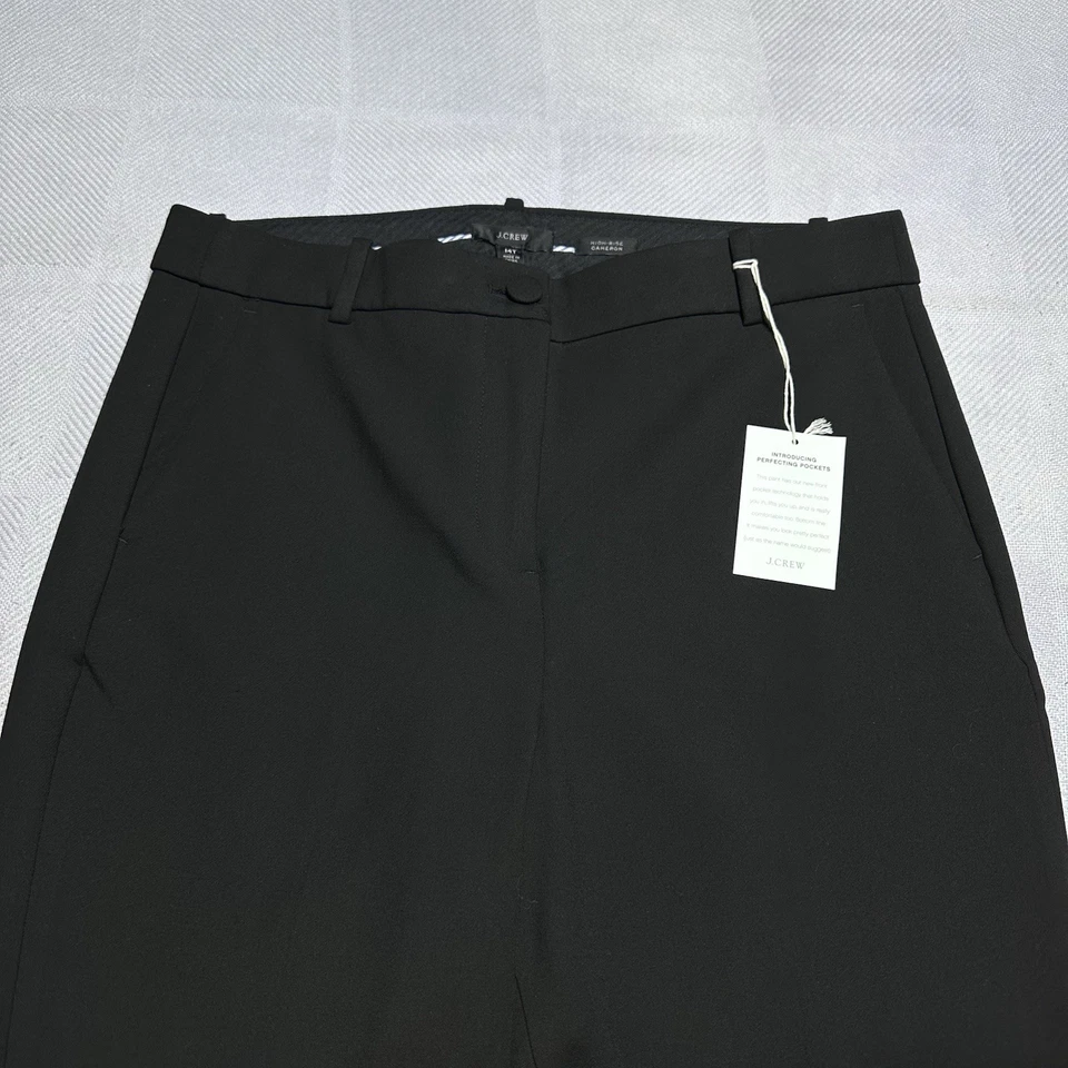 NEW J Crew High-Rise Cameron Pants Sz 14T Perfecting Pockets Four Season Stretch - Image 2 of 4