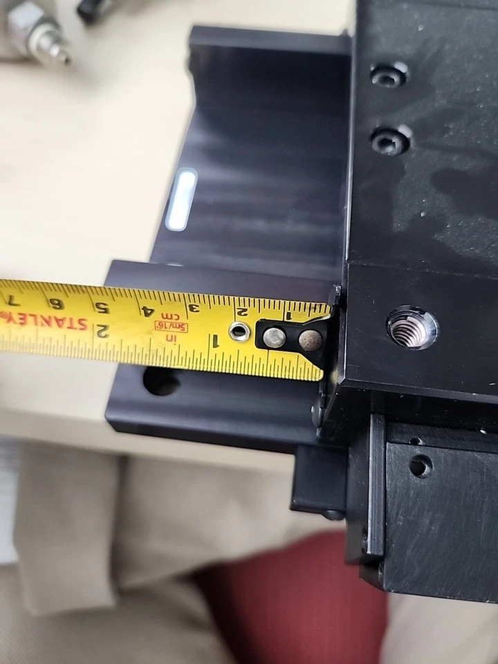 Parker 106004BTEP Linear Actuator Stage 6x6" Travel 2" Parker S57-83-MO MOTOR - image 2 of 4