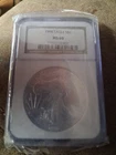1996 American Silver Eagle 1oz .999 Silver- NGC MS69 Classic Brown Label