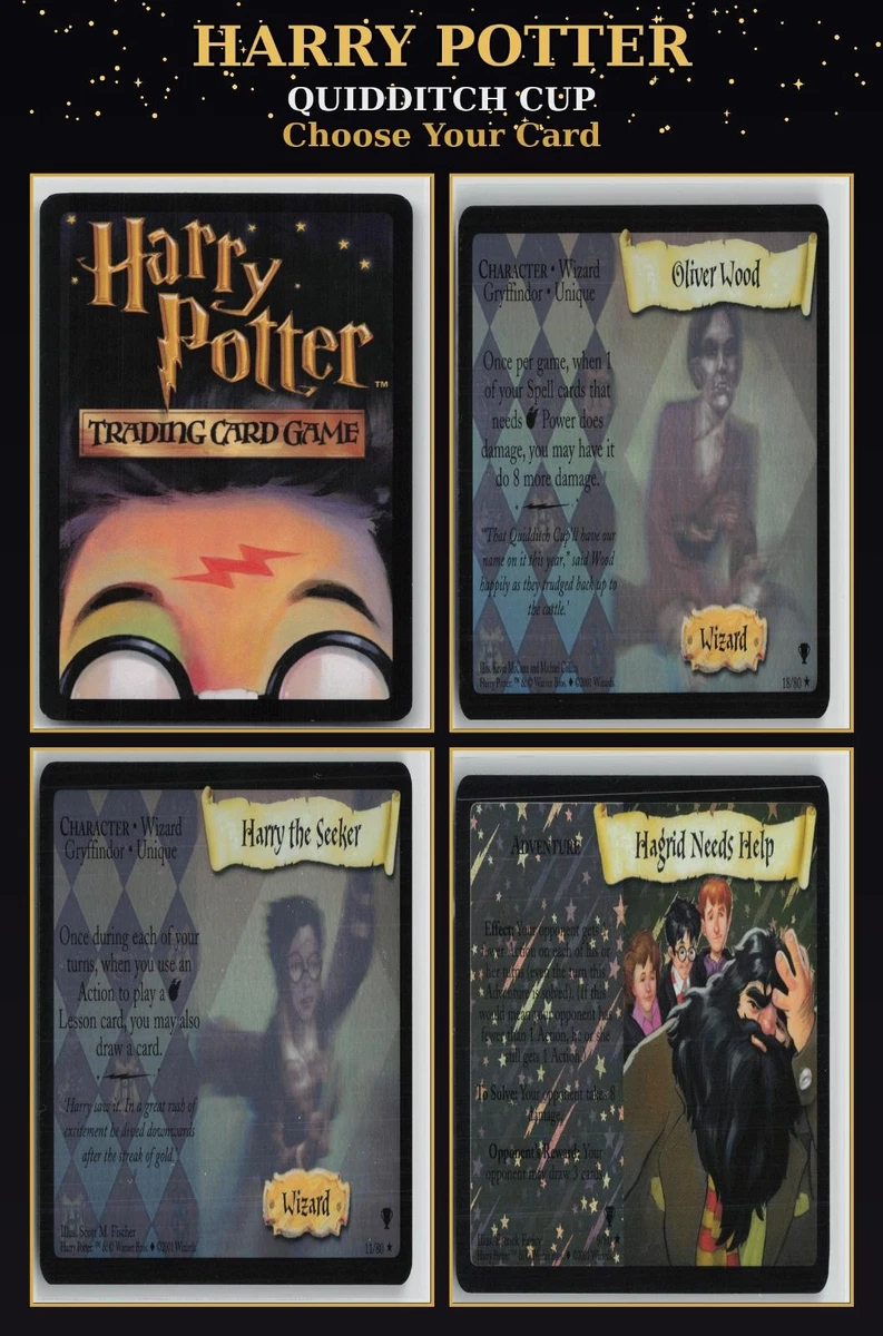 Harry Potter TCG Rare Individual Collectible Card Game Cards for