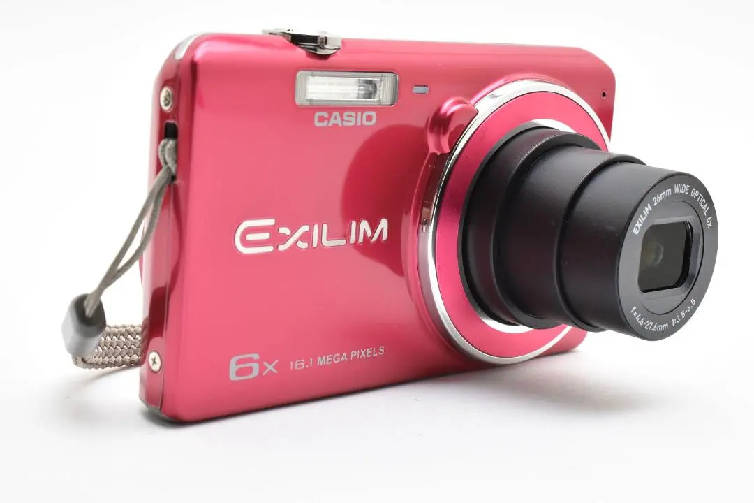 Casio EXILIM EX-ZS26 Red Compact Digital Camera 16.1 MP w/Box