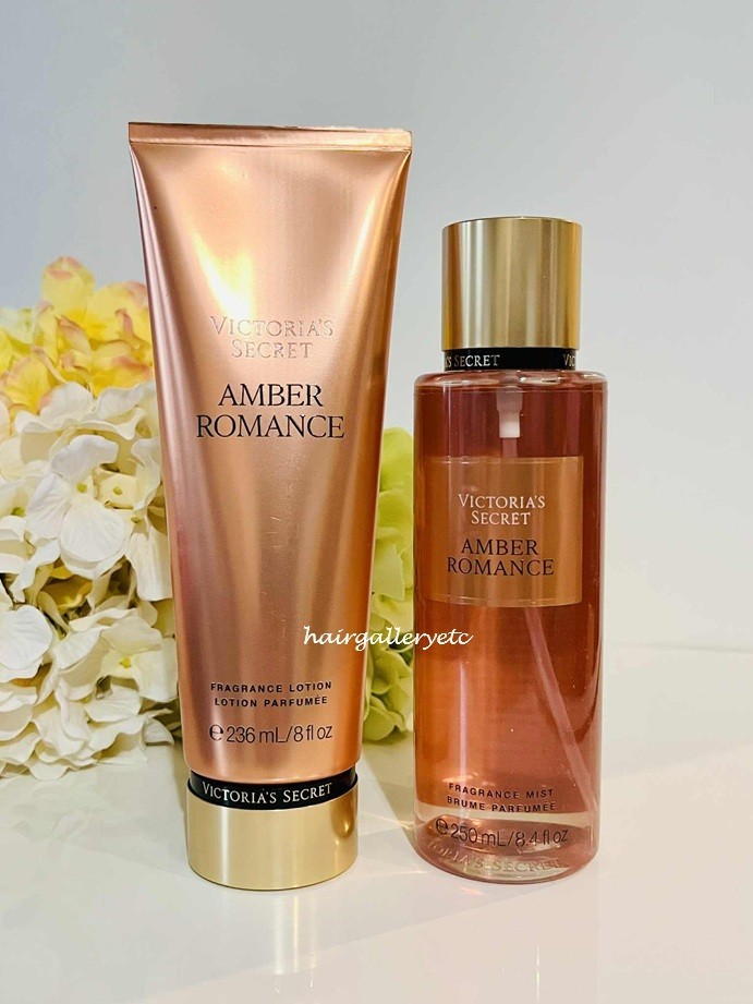 Victoria’s Secret (Amber romance 3 set) Victoria's Secret Amber Romance Mist & Lotion Set - Walmart.com