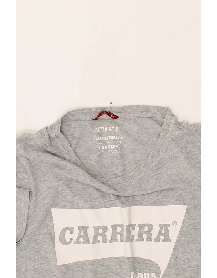 Camiseta Top CARRERA Hombre XL Gris Algodón CE14 Foto 3 de 3