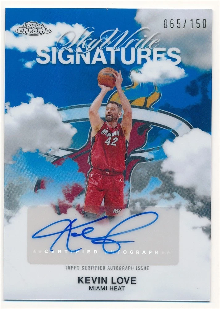 Kevin Love Basketball Serial Numbered Sports Trading Card Singles