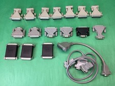 x18 DB25 DB9 Male Female Adapters  Gender Changers  Cables LOT OF 18 UNTESTED