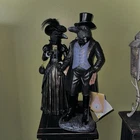New HALLOWS EVE 20” Victorian Raven Couple Viral Halloween 2026 Decor NWT