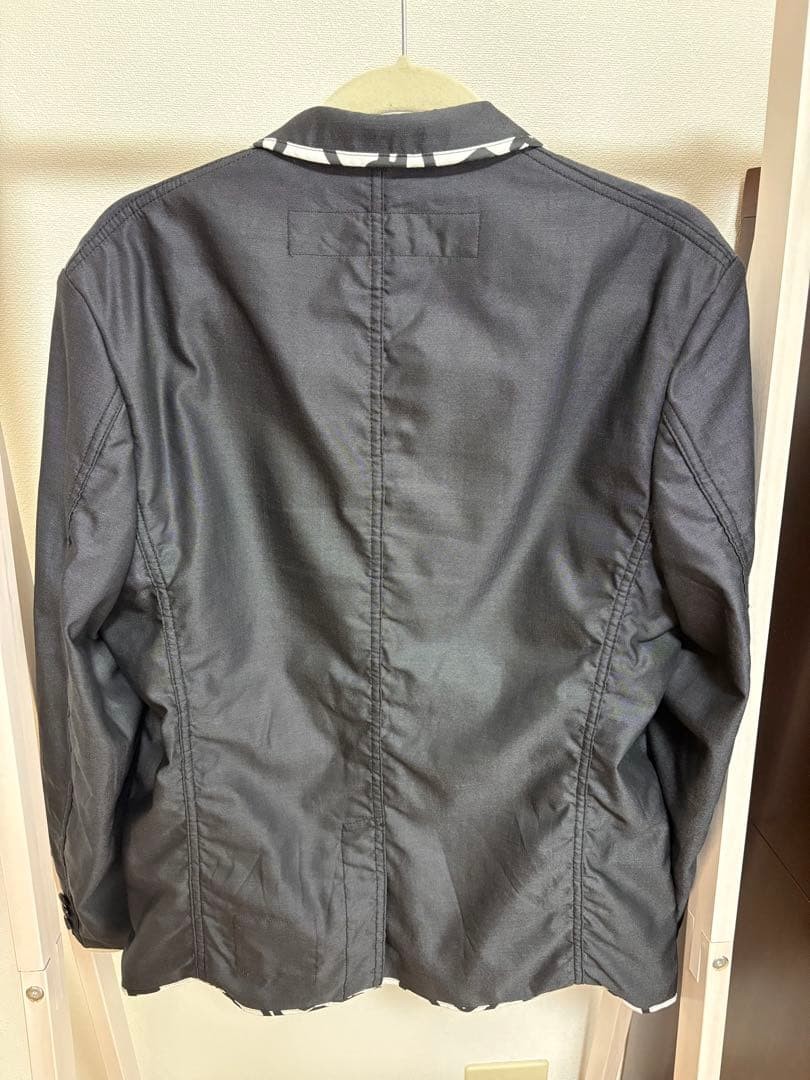 Junya Watanabe Man Reversible Jacket Charcoal Sil… - image 9