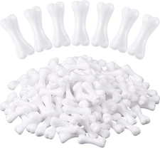 300 Pcs Plastic Bones Mini Skeleton Bones White Fake Bones Small Human Caveman B