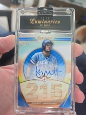 2024 Topps Luminaries - Hit Kings Autograph Relics George Brett #HKAR-GB  6/10