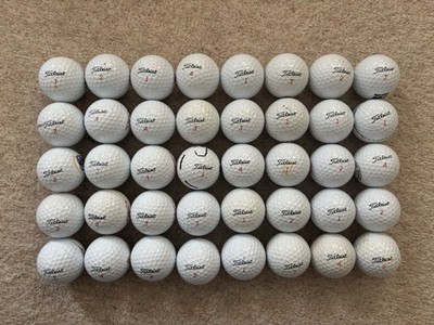 40 Titleist Trufeel Golfbälle Grade A/B