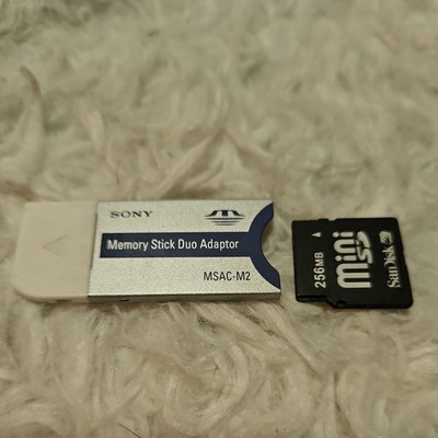 Genuine Sony Memory Stick Duo Adapter MSAC-M2 OEM 