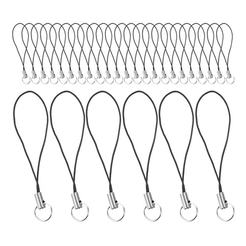 100 Pcs Sangles de Téléphone Portable Métal Ressort Cordon Crochet Porte-clés Remplacement - Photo 12 sur 12
