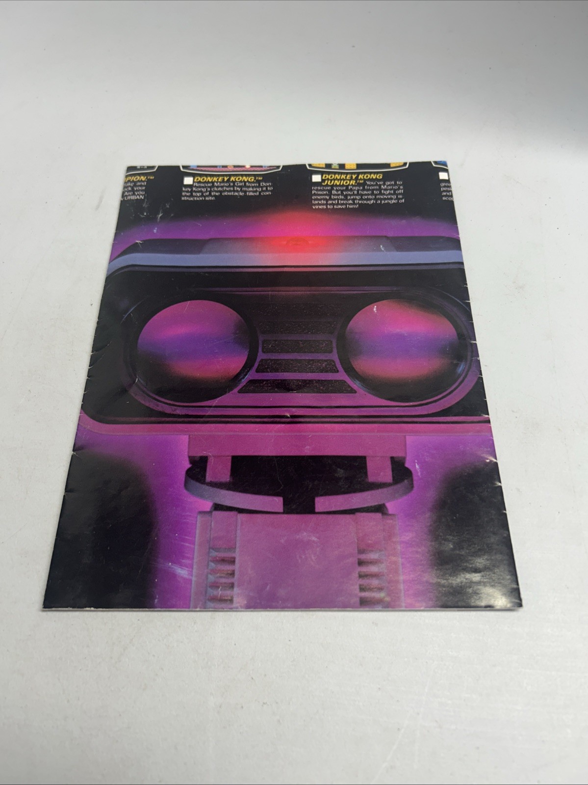 Nintendo NES black box poster insert 1987 R.O.B.