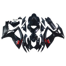 Fairing Bodywork Kit Panel Set Fit For Suzuki GSXR750 GSXR600 2006-2007 K6 Black