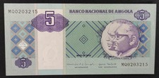 Angola Banknote of 5 Kwanzas of 2010 Pick-144 SPL