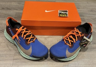 Nike Pegasus Trail 2 GTX GORE-TEX Running Shoes Sz 15 Mystic Dates Laser Orange