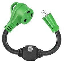 Overload Protector 30 Amp to 110 Volt RV Adapter  Surge Protector for