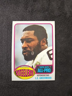 #ad 🏈1976 Topps #180 L.C. Greenwood🏈EX🏈 $1.99