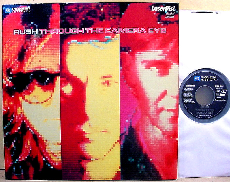 RUSH - NM LASERDISC - Through The Camera Eye - 1984
